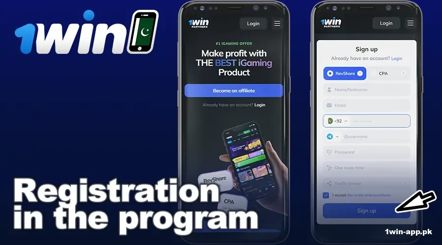 How to become an affiliate at 1win App Pakistan